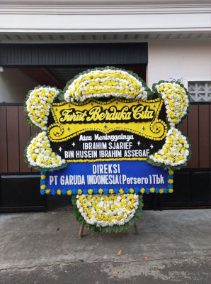 Papan Bunga Duka di Industritenayan