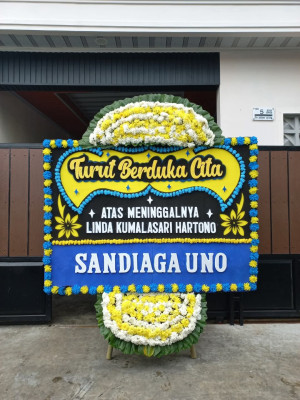 Papan Bunga Duka di Industritenayan